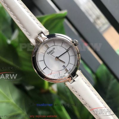 Perfect Replica Tissot Flamingo Mother Of Pearl Dial 26 MM Quartz Ladies Watch T094.210.16.011 